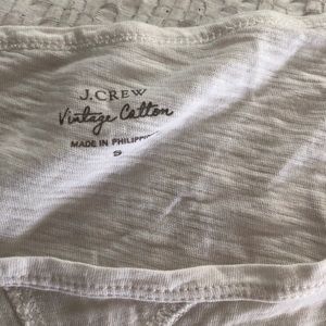 J. Crew white T-shirt